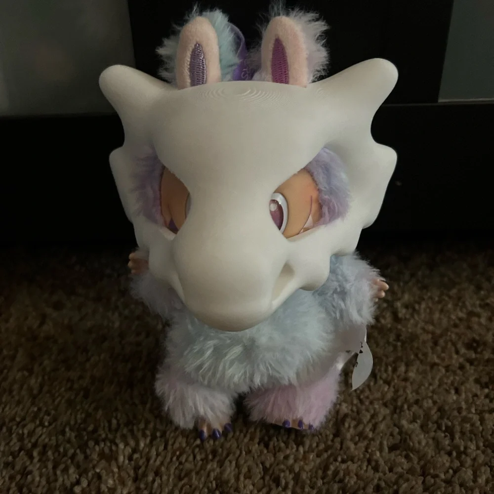 Cubone face mask for labubu